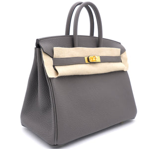 Birkin 25 Togo Gris Etain