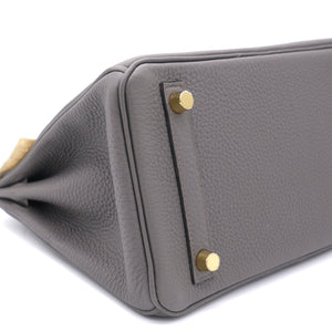 Birkin 25 Togo Gris Etain