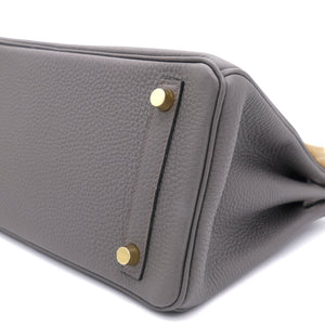 Birkin 25 Togo Gris Etain