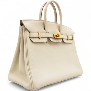 Togo Birkin 25 White