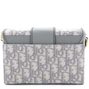 30 Montaigne Box Bag Gray Dior Oblique Jacquard