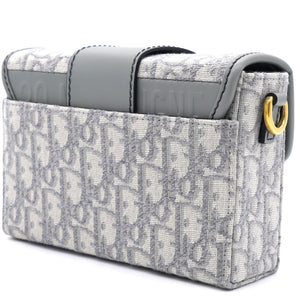 30 Montaigne Box Bag Gray Dior Oblique Jacquard