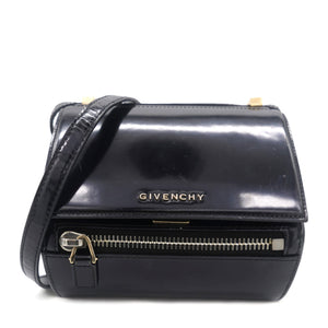 Black Box Leather Pandora Box Mini Crossbody Bag
