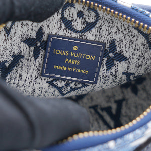 Monogram Jacquard Denim Nano Speedy Blue