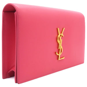 Grain De Poudre Classic Monogram Kate Clutch Pink