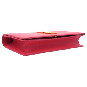 Grain De Poudre Classic Monogram Kate Clutch Pink