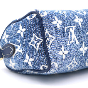 Monogram Jacquard Denim Nano Speedy Blue
