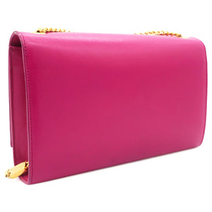 Smooth Calfskin Medium Kate Tassel Satchel Fuschia