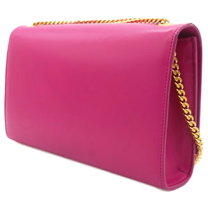 Smooth Calfskin Medium Kate Tassel Satchel Fuschia