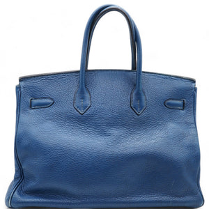 Togo Birkin 35 Bleu Brighton
