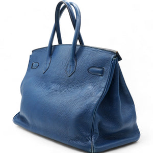 Togo Birkin 35 Bleu Brighton
