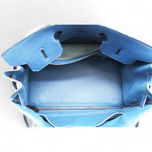 Togo Birkin 35 Bleu Brighton
