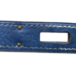 Togo Birkin 35 Bleu Brighton