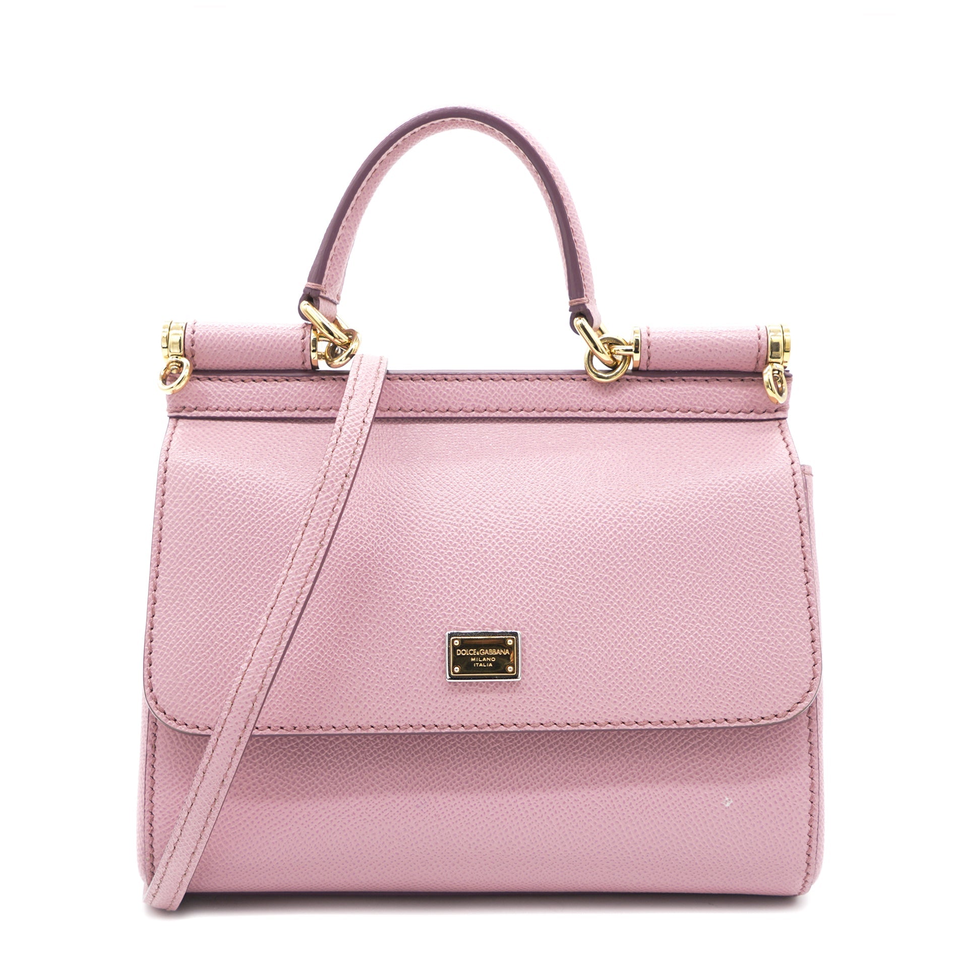 Dauphine Small Miss Sicily Satchel Rosa Carne