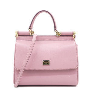 Dauphine Small Miss Sicily Satchel Rosa Carne