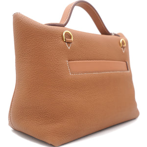 Togo and Swift Leather 24/24 35 Bag Gold 37