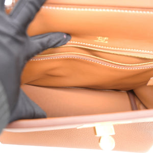 Togo and Swift Leather 24/24 35 Bag Gold 37