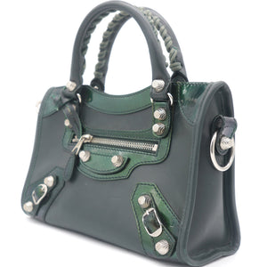 Classic Mini City Bag Dark Green