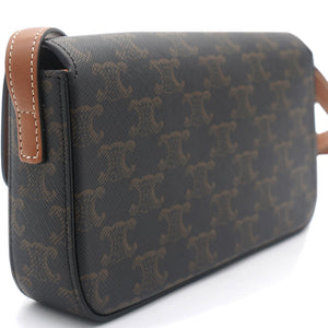 Triomphe Canvas and Calfskin Tan