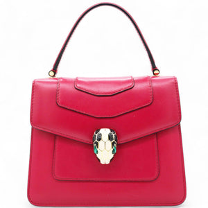 Serpenti Forever Top Handle Red