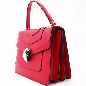 Serpenti Forever Top Handle Red