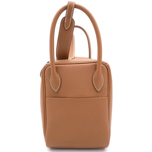 Gold Taurillon Clemence Leather Palladium Hardware Lindy 26 Bag