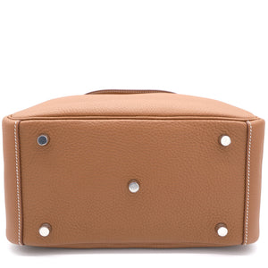 Gold Taurillon Clemence Leather Palladium Hardware Lindy 26 Bag