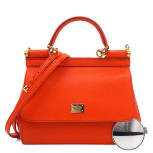 Dauphine Small Miss Sicily Satchel Orange