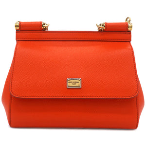 Dauphine Small Miss Sicily Satchel Orange