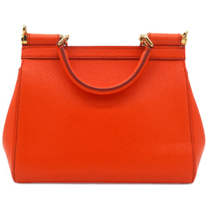 Dauphine Small Miss Sicily Satchel Orange
