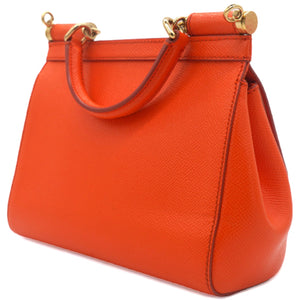 Dauphine Small Miss Sicily Satchel Orange