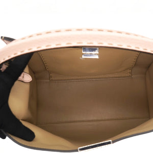 Vitello Seta Shiny Nappa Plexiglass Medium Peekaboo I SEE U Satchel Pink