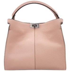 Vitello Seta Shiny Nappa Plexiglass Medium Peekaboo I SEE U Satchel Pink