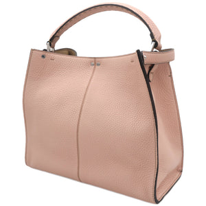 Vitello Seta Shiny Nappa Plexiglass Medium Peekaboo I SEE U Satchel Pink