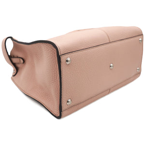 Vitello Seta Shiny Nappa Plexiglass Medium Peekaboo I SEE U Satchel Pink