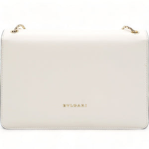 Off White Leather Studded Small Serpenti Forever Shoulder Bag