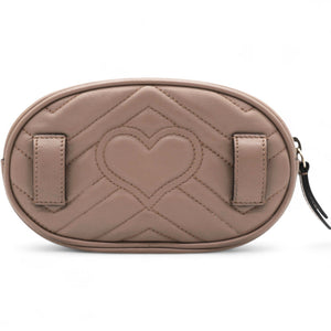 Matelasse GG Marmont Belt Bag Porcelain Rose