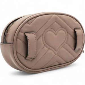Matelasse GG Marmont Belt Bag Porcelain Rose