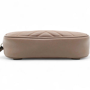 Matelasse GG Marmont Belt Bag Porcelain Rose