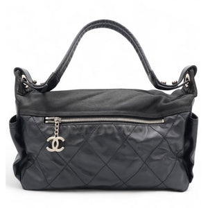 Black Canvas Paris-Biarritz Shoulder Bag