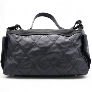 Black Canvas Paris-Biarritz Shoulder Bag