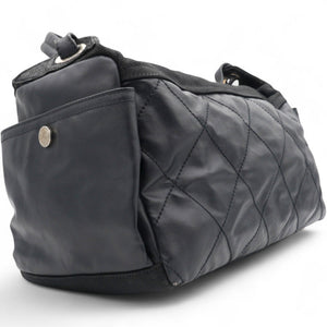 Black Canvas Paris-Biarritz Shoulder Bag
