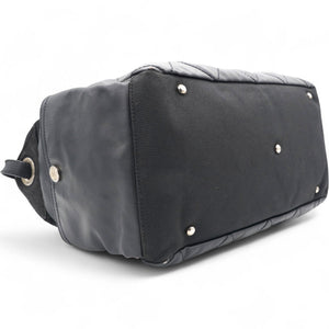 Black Canvas Paris-Biarritz Shoulder Bag