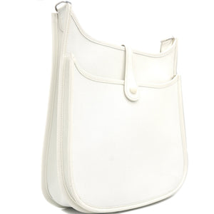 Blanc Epsom Leather Evelyne 29 Bag
