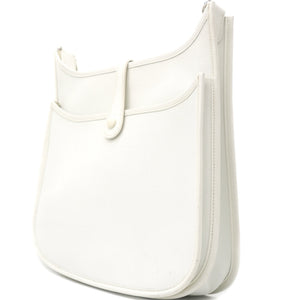 Blanc Epsom Leather Evelyne 29 Bag