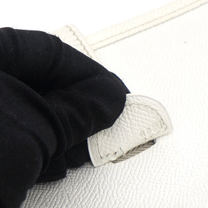 Blanc Epsom Leather Evelyne 29 Bag