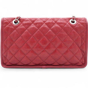 Caviar Quilted French Riviera Flap Red