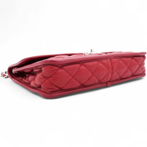 Caviar Quilted French Riviera Flap Red