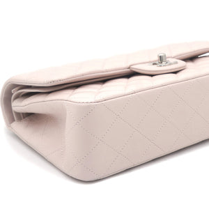 Light Pink Quilted Lambskin Leather Classic Double Flap Bag
