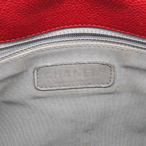 Caviar Quilted French Riviera Flap Red